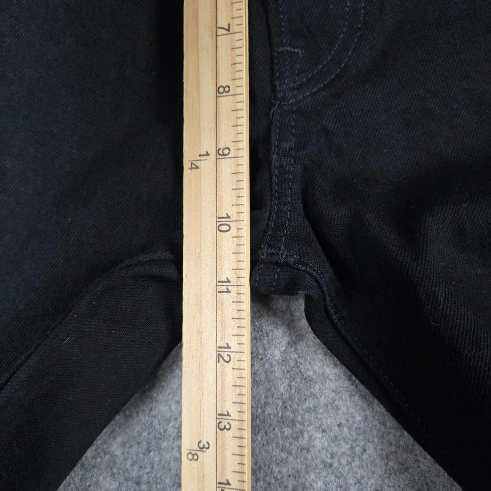 Levis 501 Original Jeans Mens 30x30 Black Denim Straight Leg Button Fly NEW
